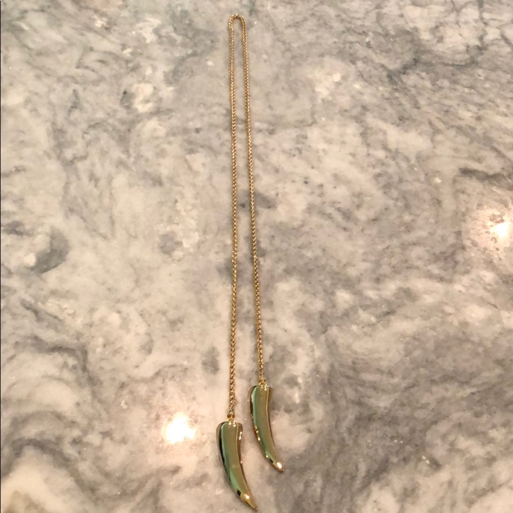 Giuseppe Zanotti Gold Horn Necklace - Picture 4 of 6